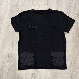 American Stitch Men’s Black Utility Multi-Pocket Graphic T-Shirt